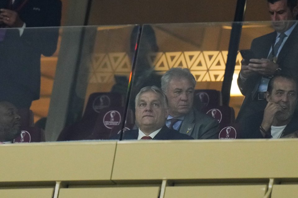 Orbán Viktor a katari labdarúgó-világbajnokság döntőjén. Fotó - TASR/AP