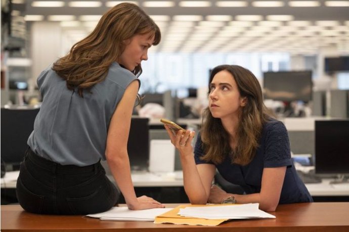 Carey Mulligan a Zoe Kazan v hlavných úlohách vo filme Keď prehovorila. Foto - Universal Studios
