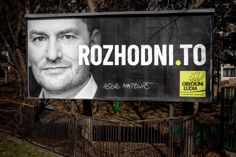 Kampaň OĽaNO pred voľbami 2020. Foto N - Tomáš Benedikovič