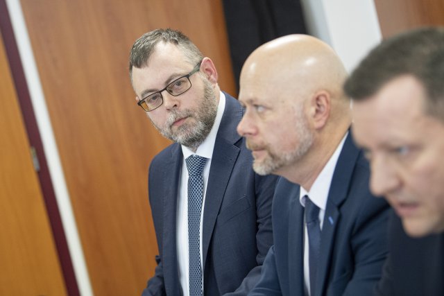 Ladislav Masár, Vladimír Kuruc a Daniel Lipšic. Foto – TASR