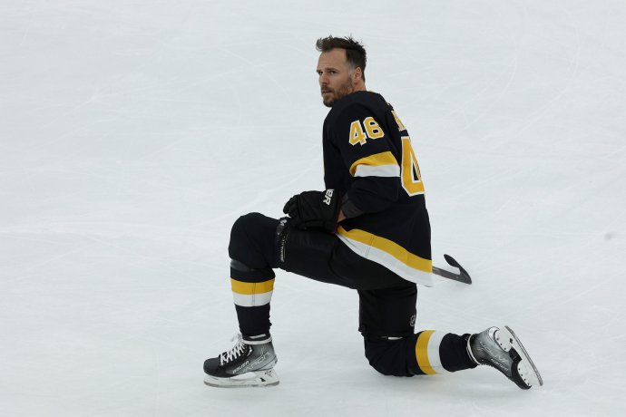 Český center Bostonu Bruins David Krejčí. Foto - AP