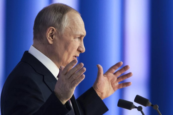 Ruský prezident Vladimir Putin. Foto - TASR/AP