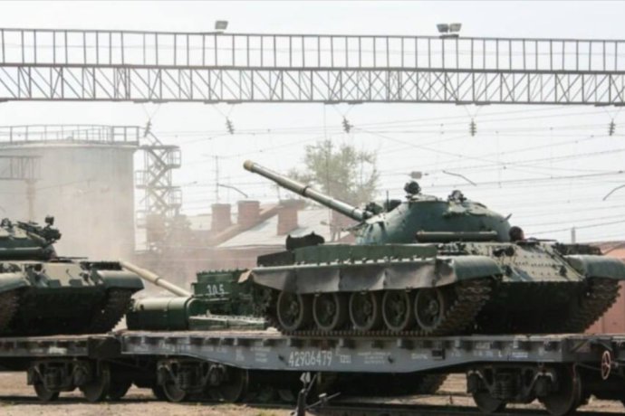Ruské tanky T-62. Ilustračné foto - OSINT