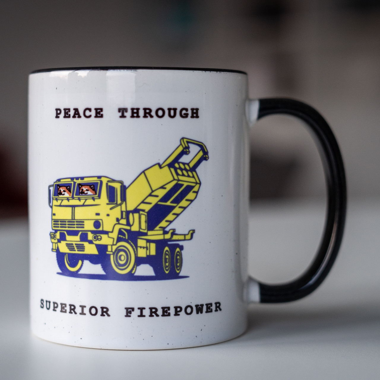 Hrnček HIMARS - Peace through superior firepower