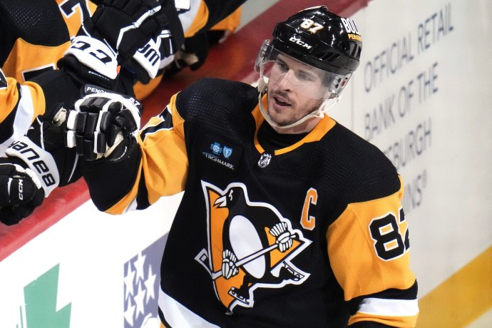 Sidney Crosby v drese Pittsburghu Penguins. Foto - TASR/AP