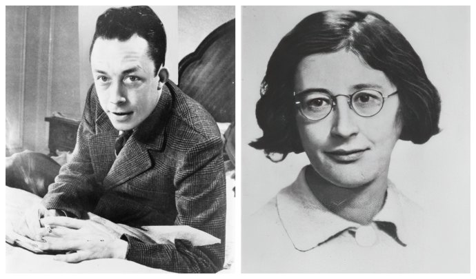 Albert Camus a Simone Weilová Foto: Wikipedia