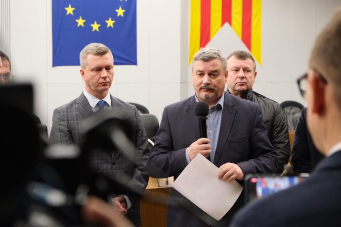 Berényi József a sajtótájékoztatón. Fotó – Szövetség/Facebook