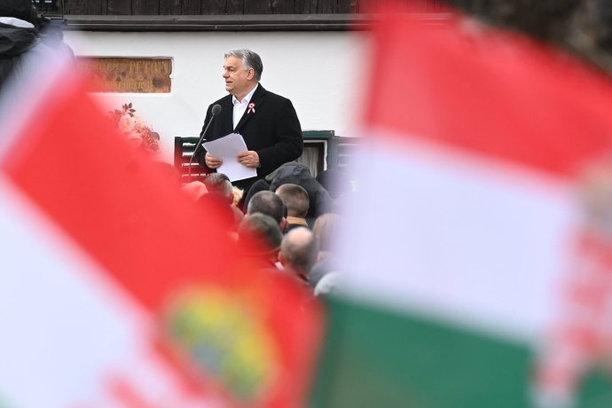 Orbán Viktor Kiskőrösön. Fotó - MTI / Máthé Zoltán