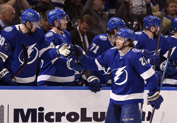 Hráč Tampy Bay Lightning Brayden Point. Foto - AP/Jason Behnken