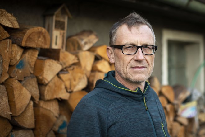 Novinár Ľubomír Smatana. Foto - Gabriel Kuchta, Deník N