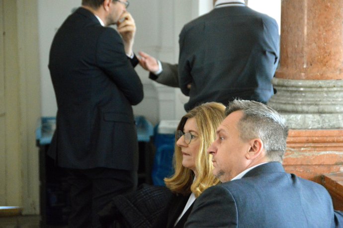 Andrej Danko a Gabriela Matečná na súde v prípade Dobytkár. Foto N - Daniel Vražda