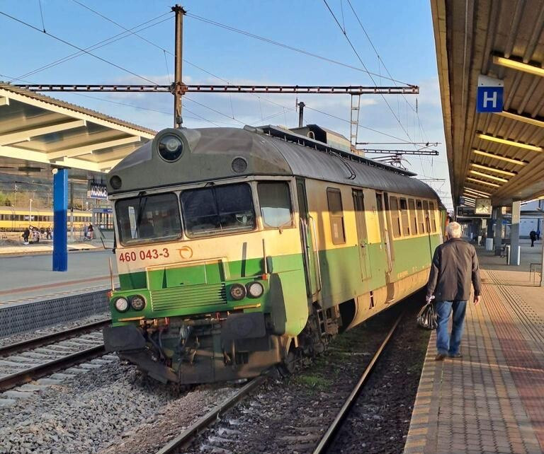 Vykoľajený vlak v Košiciach. Foto N