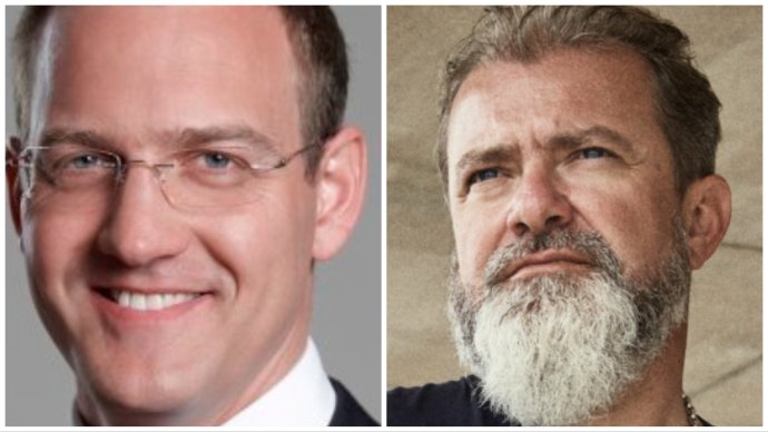 Najväčší privátni investori v domácej energetike Daniel Křetínský a Patrik Tkáč. Foto - EPH, archív Patrika Tkáča