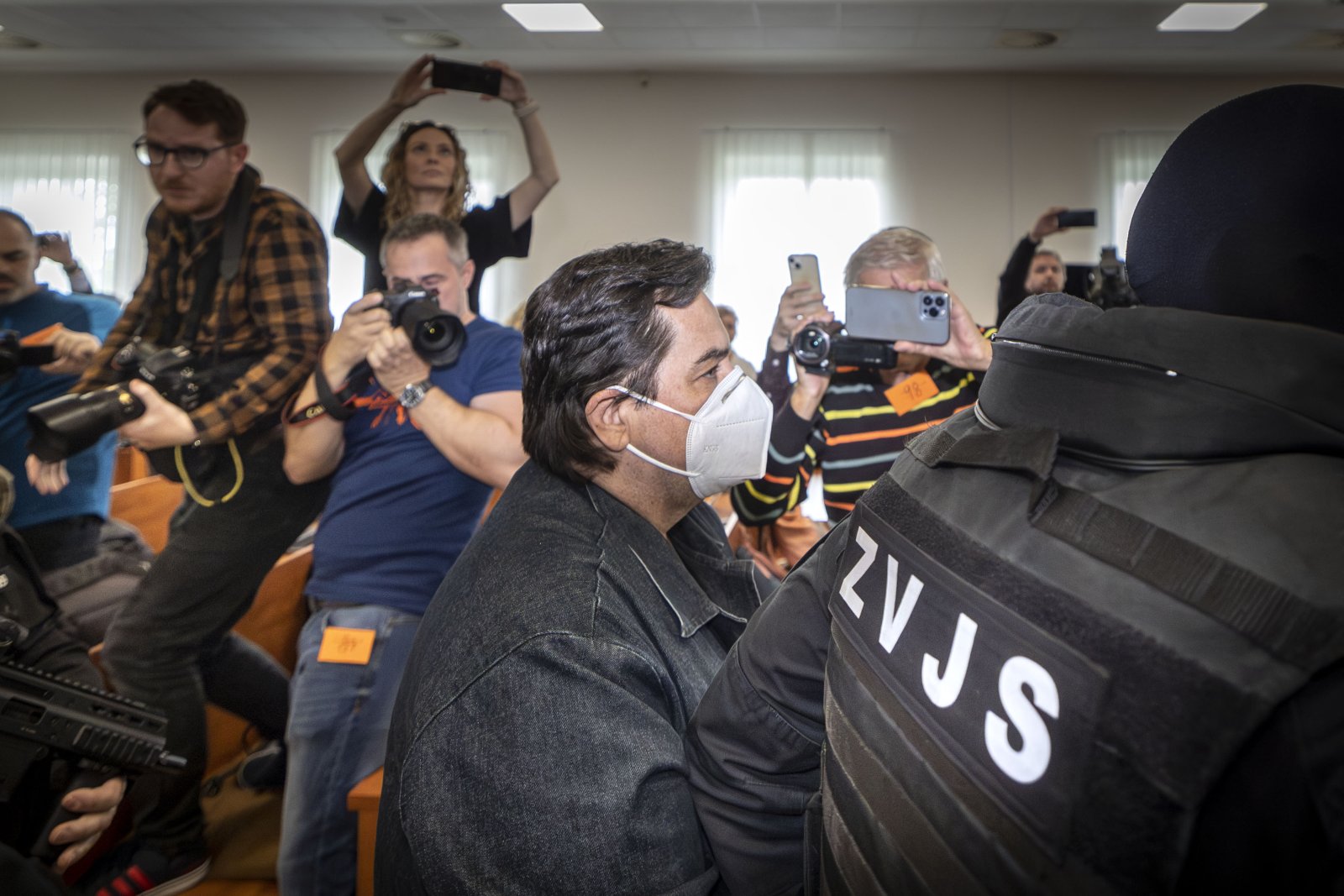 Marian Kočner na Špecializovanom trestnom súde v Pezinku. Foto N - Tomáš Benedikovič