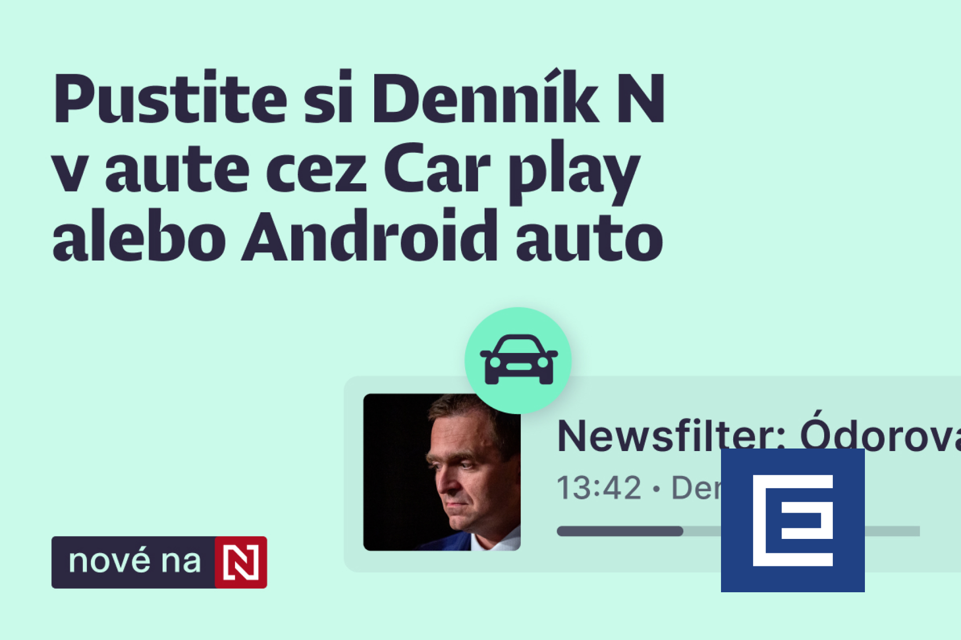 Denník N je teraz v aute ako rádio: počúvať môžete cez CarPlay a Android auto