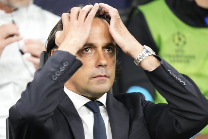 Na snímke tréner Interu Miláno Simone Inzaghi. Foto -TASR/AP