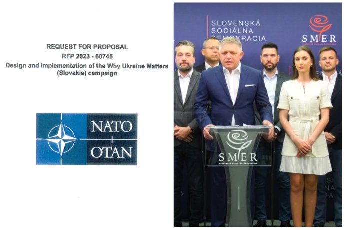 Fico zverejnil v nedeľu dokument NATO, ktorý hovorí o plánovanej informačnej kampani