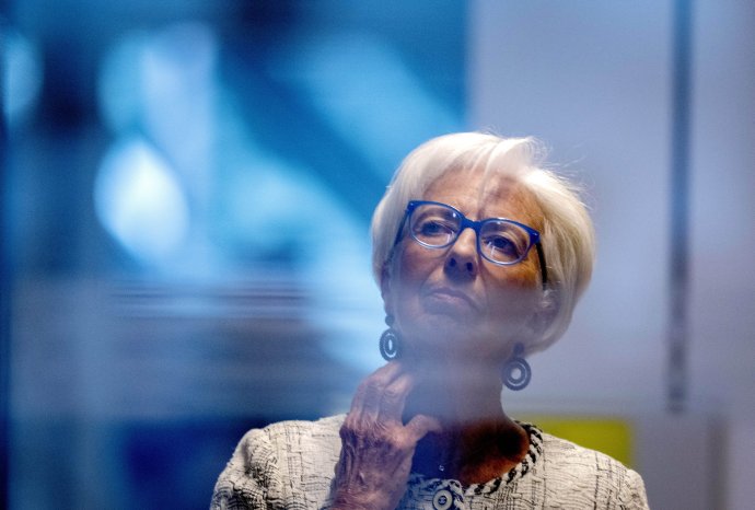Šéfka ECB Christine Lagardeová po rokovaní, na ktorom banka zvýšila základný úrok o štvrť percentného bodu na 4 percentá. Foto - TASR/AP