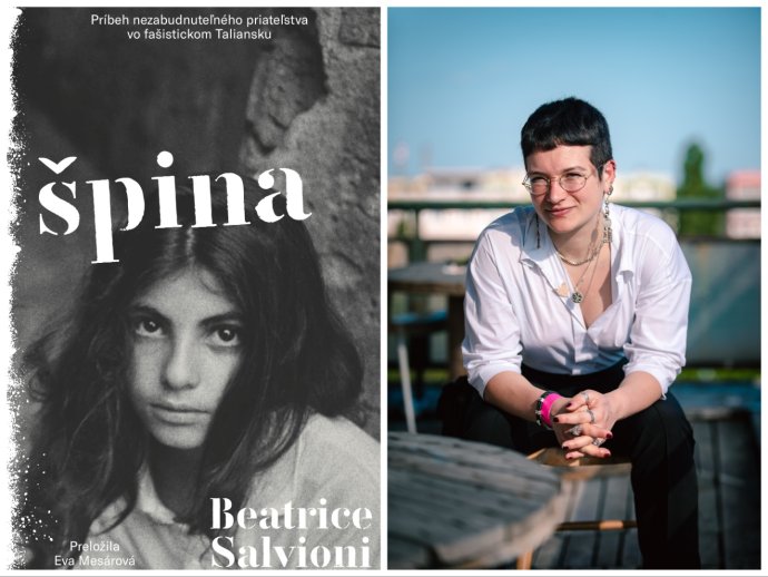 Beatrice Salvioni debutovala románom Špina, ktorý je preložený do mnohých jazykov. Foto - Mišenka Plantážnik (BRaK - Bratislavský knižný festival)