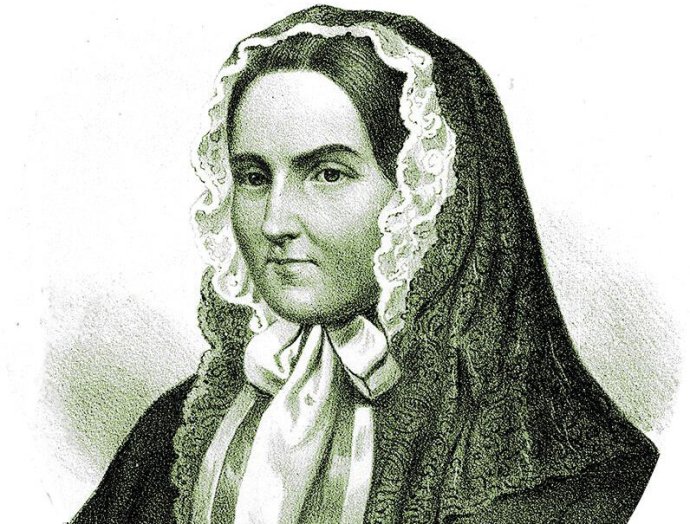 Terézia Brunšvíková na rytine Istvána Szinayho z roku 1860. Zdroj - Wiki Commons