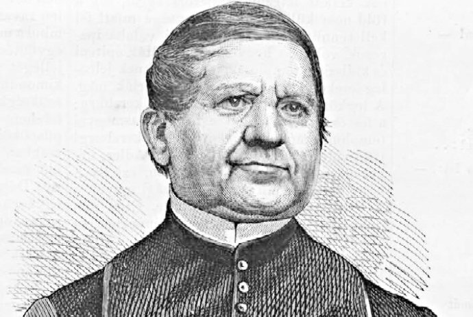Štefan Anián Jedlík na rytine Károlya Rusza. Zdroj - Wiki Commons