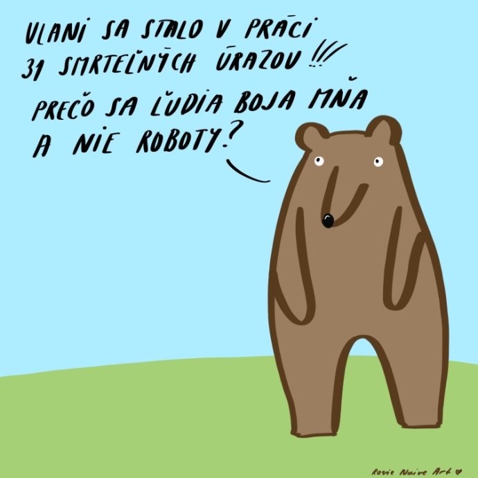 Ilustrácia - Rosie naive art