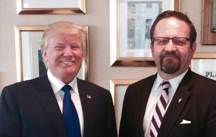 Donald Trump és Gorka Sebestyén. Fotó - Facebook/Gorka Sebestyén