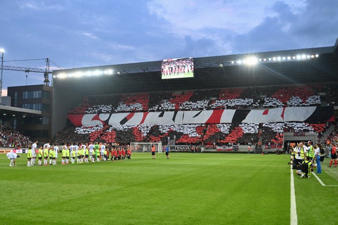 Trnavské choreo. Foto - TASR/Lukáš Grinaj