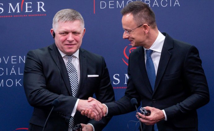 Robert Fico és Szijjártó Péter. Fotó - FB/Robert Fico