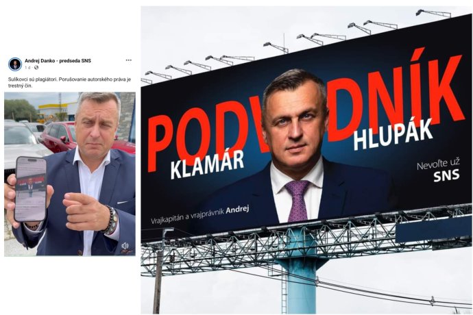 Andrej Danko sa sťažuje na to, ako si SaS robí žarty z jeho plagiátorskej kauzy. Foto – Facebook Andreja Danka a SaS