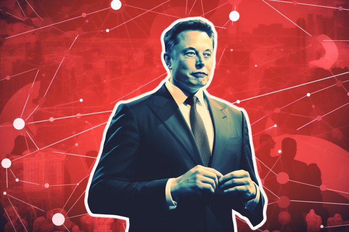 Elon Musk, ako ho vidí umelá inteligencia. Ilustrácia - Midjourney