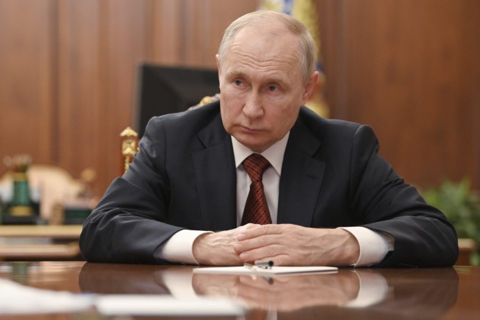 Vlagyimir Putyin orosz elnök. Fotó - TASR/AP