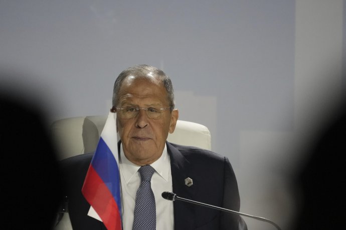 Sergej Lavrov na samite BRICS. Foto - TASR/AP