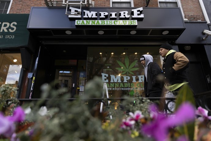 Predajňa Empire Cannabis Club v New Yorku. Foto - TASR/AP