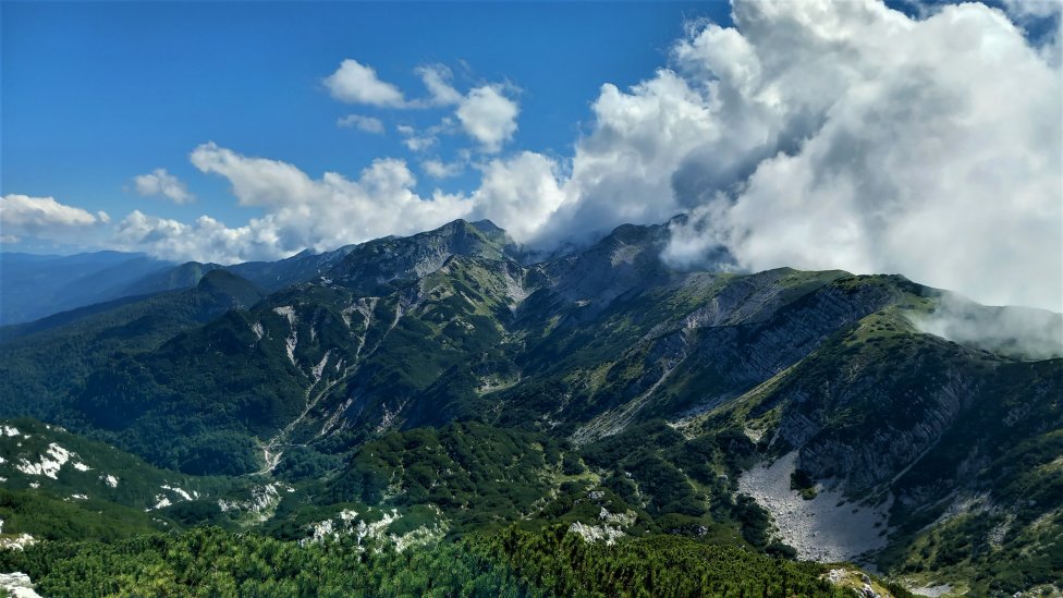 Júliai-Alpok, kilátás a Šijáról. Fotó - Napunk