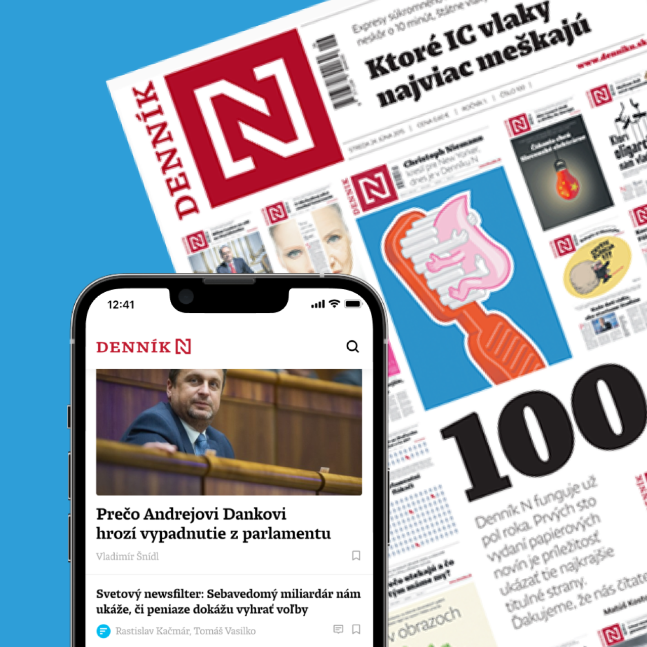 Piatkové papierové noviny a štandard online predplatné