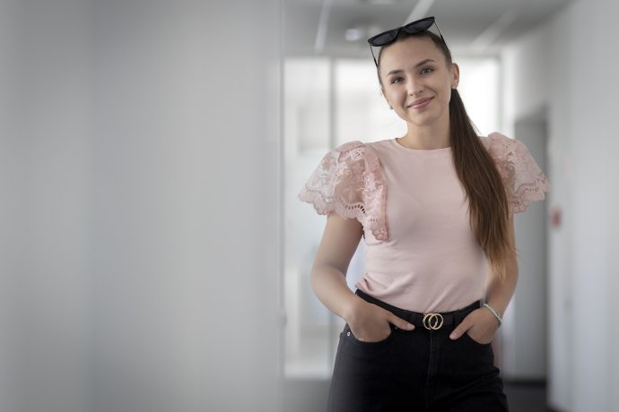 Kováts Virág Borbála, a Selye János Klub elnöke. Fotó: N - Tomáš Benedikovič