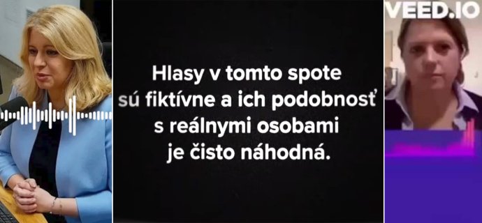 Ukážky z falošných videí a nahrávok