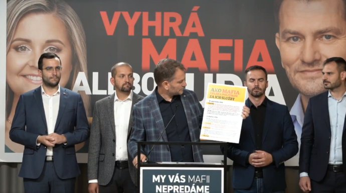 Igor Matovič vasárnap bemutatja a Sulík és Haščák közötti üzenetváltást. Fotó - OĽaNO / Facebook