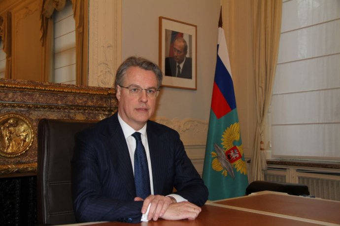 Kirill Logvinov, Oroszország EU-s állandó képviseletének vezetője. Fotó - Russian Mission to the EU / Facebook