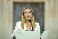 Talianska premiérka Giorgia Meloni. Foto: TASR/AP