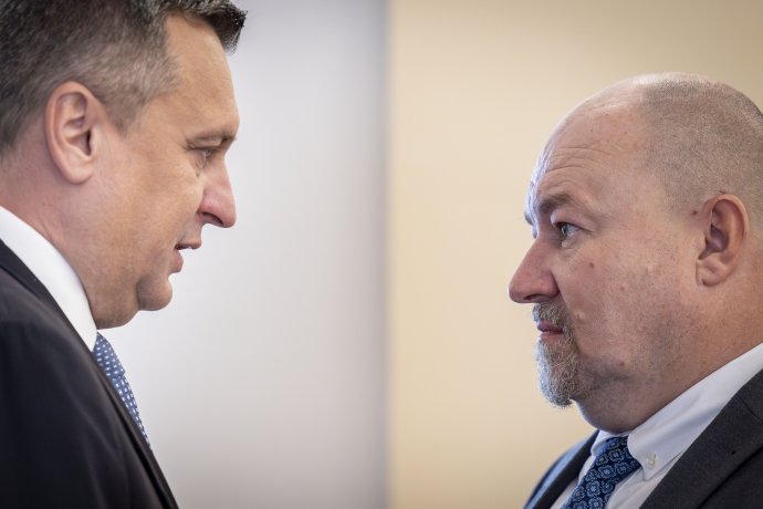 Andrej Danko a Rudolf Huliak. Foto N - Tomáš Benedikovič
