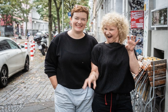 Vanda Molnár a Silvia Taha (zľava). Foto N - Tomáš Hrivňák