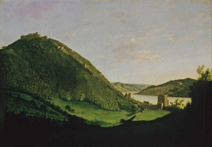 Markó Károly: Visegrád. (1826). Forrás - wikipédia