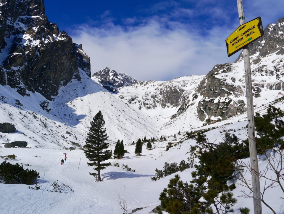 Zimná trasa na Téryho chatu. Foto – Soňa Mäkká