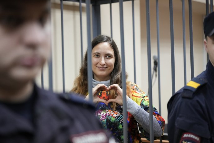 Saša Skočilenko čakala na súd takmer 20 mesiacov. Foto - TASR/AP