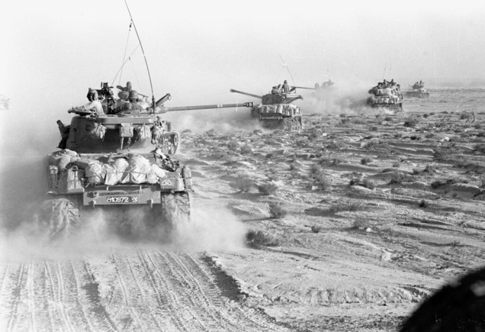 Izraelské tanky počas šesťdňovej vojny. Foto - izraelské ministerstvo obrany/Wikimedia Commons