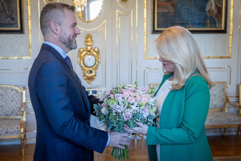 Peter Pellegrini és Zuzana Čaputová. Fotó N - Tomáš Benedikovič
