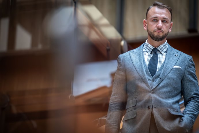 Minister vnútra Matúš Šutaj Eštok z Hlasu. Foto N - Tomáš Benedikovič