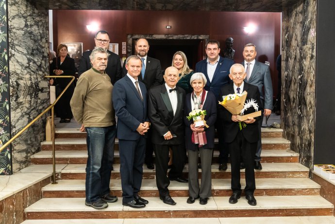 Az Anton Srholec Szabadság-díj kitüntetettjei. Fotó - TTSK